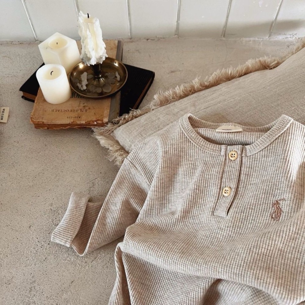 男女寶Polo上衣針織款-細節圖5