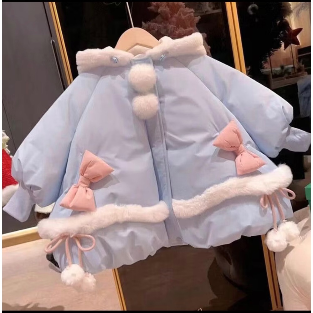 ❤️超級可愛保暖的大耳狗絨毛外套❤️-細節圖2