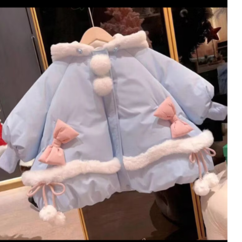 ❤️超級可愛保暖的大耳狗絨毛外套❤️-規格圖2