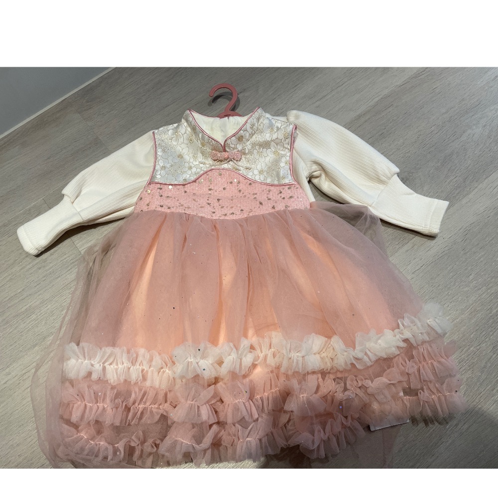 櫻花甜美過年過節洋裝風90-130碼-細節圖2