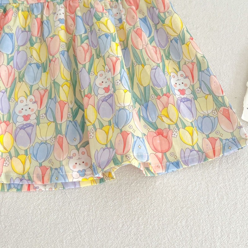 ᵕ̈ ᴴᵁᴸᴵᴴᵁᶜᴴᴵ  現貨✨花園兔兔洋裝-細節圖3