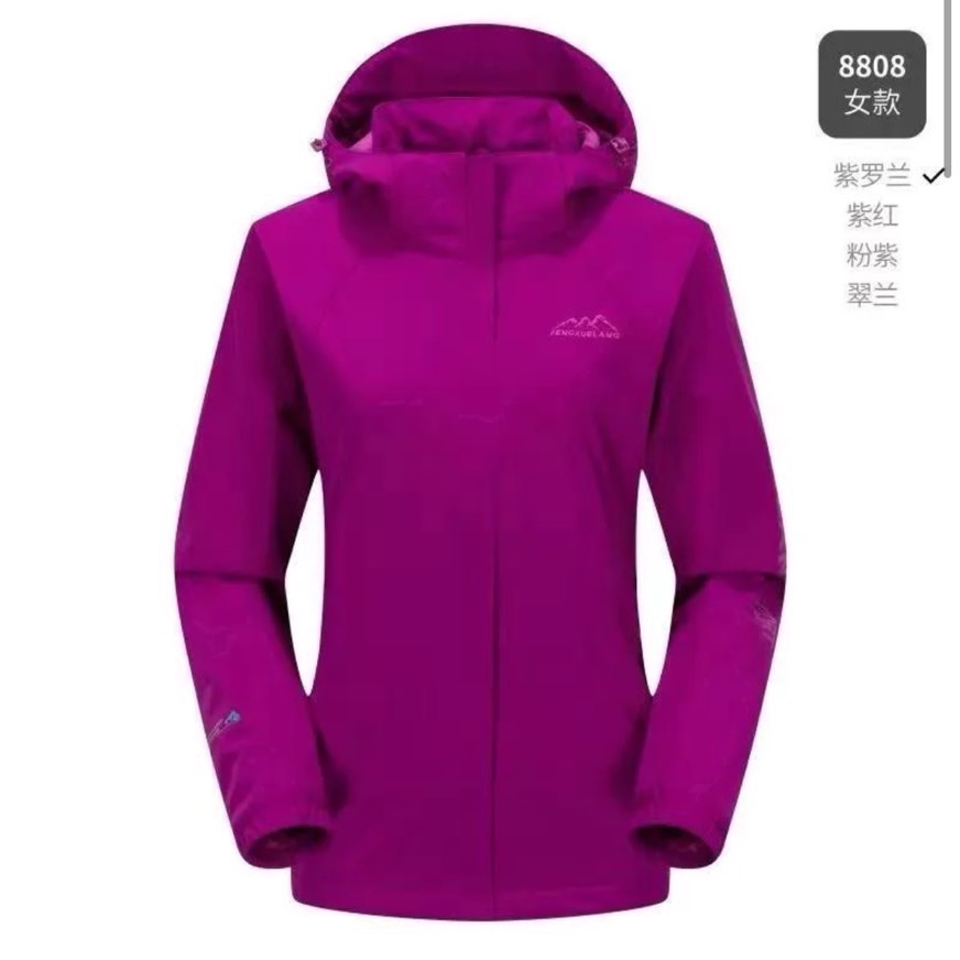 風雪狼機能外套 衝鋒衣 防風防水 情侶外套 內裏刷毛外套-規格圖10