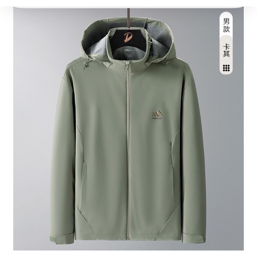 情侶款防風防水外套-規格圖11