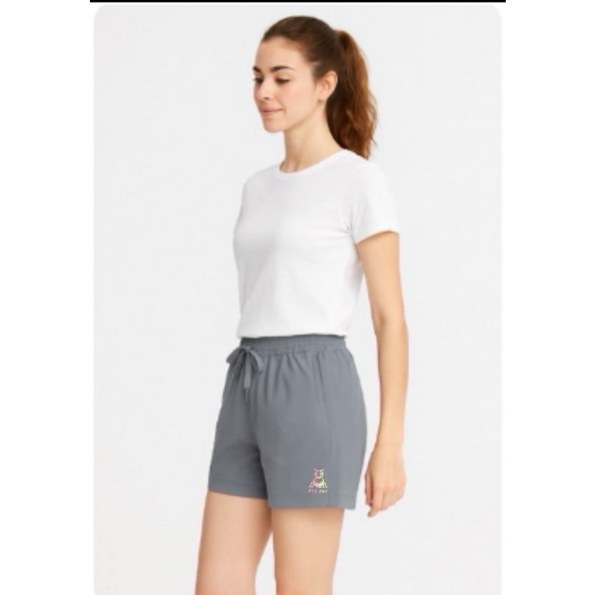 冰絲三分褲 涼感短褲 女生彈力短褲 夏季運動短女 輕薄透氣短褲 休閒短褲女款 抽繩鬆緊短褲 女快乾褲 曙光機能運動品牌-細節圖10