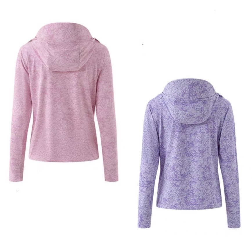 冰絲防曬外套 女款防曬衣 防曬騎行服 連帽帽緣可拆速乾透氣防曬外套 馬尾孔防曬帽 運動防曬外套-細節圖11