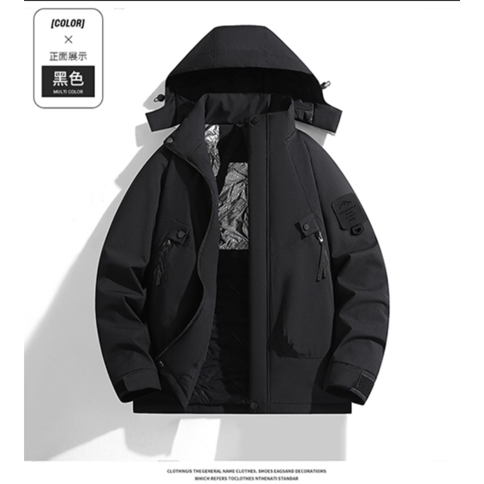 防寒外套 登山外套 防風加厚外套 高領護頸外套 抗寒外套 蓬鬆外套 禦寒外套 機能外套 曙光機能運動品牌-規格圖11