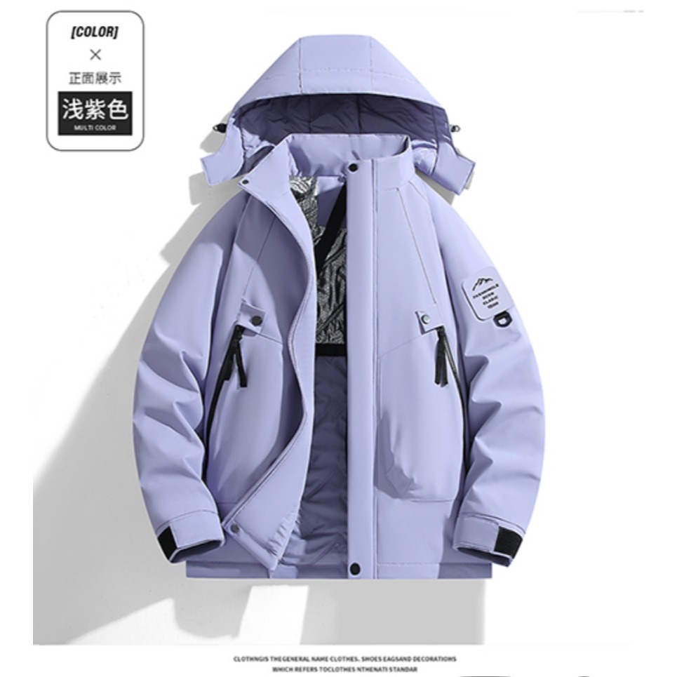 防寒外套 登山外套 防風加厚外套 高領護頸外套 抗寒外套 蓬鬆外套 禦寒外套 機能外套 曙光機能運動品牌-規格圖11