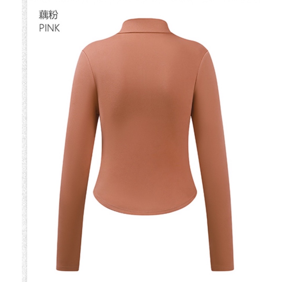 火山岩發熱上衣 蓄熱保暖機能衣 立領拉鍊保暖上衣 加絨高彈力上衣 拇指孔運動上衣 冬季內搭打底衣 戶外保暖發熱衣 騎車防-細節圖8