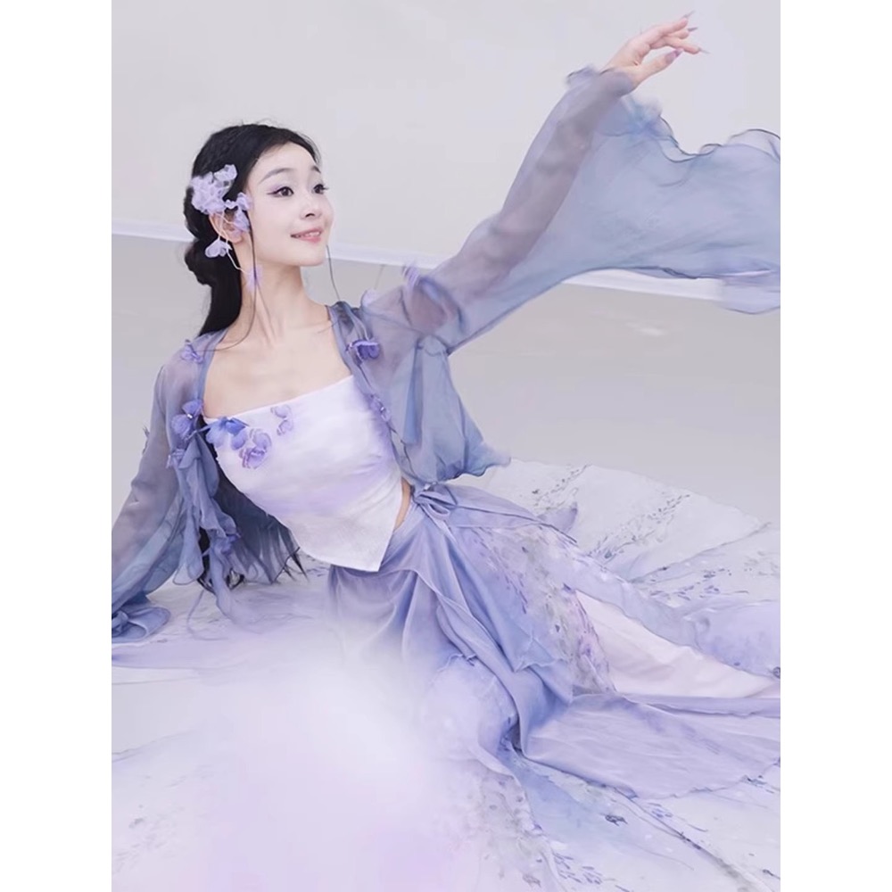 M)新古典舞衣漸變飄逸。 大全套-細節圖2