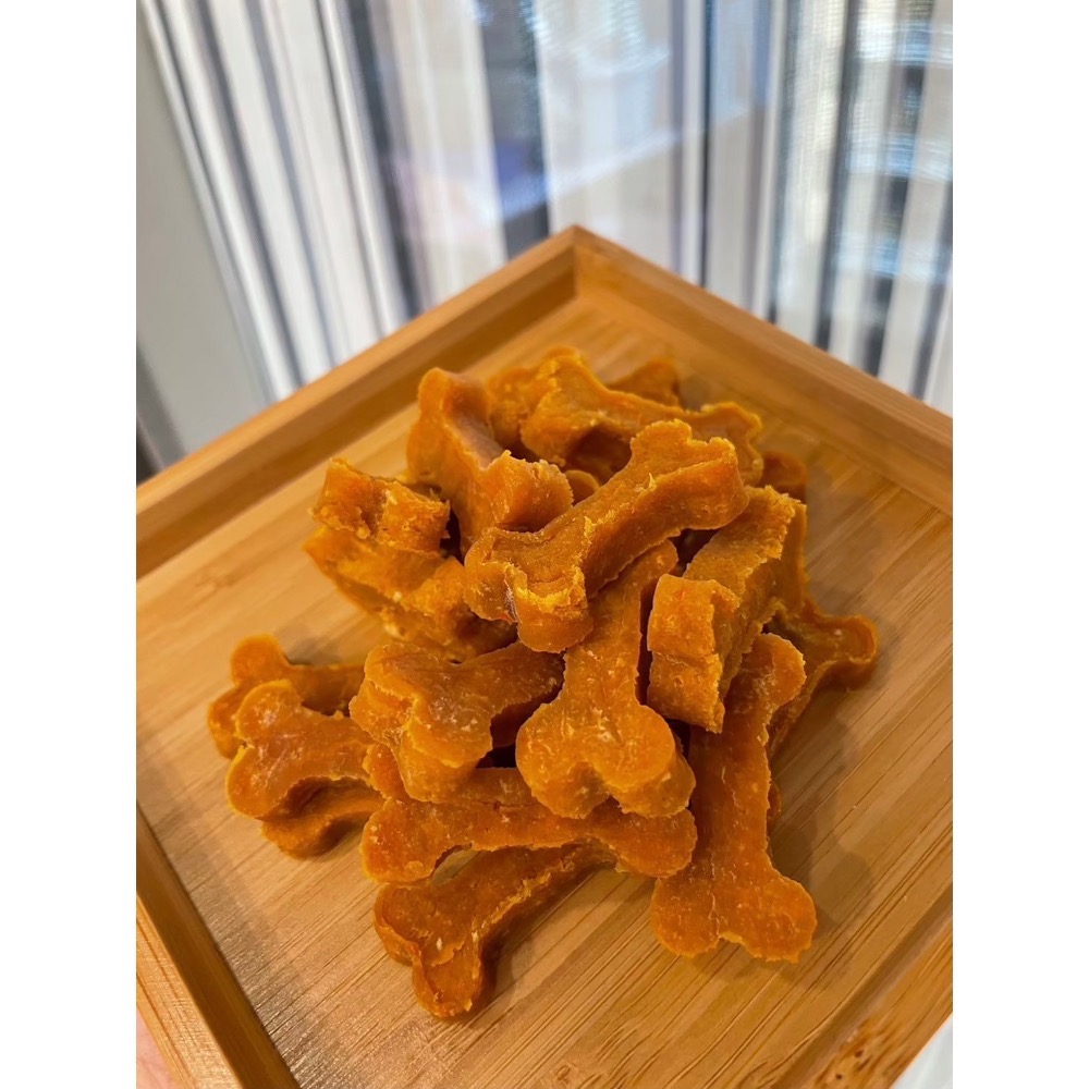 瑪尼寵物零食「蔬菜小骨頭」手工烘培零食 毛孩餅乾 潔牙骨 天然食材 原型雞肉新鮮蔬菜 健康零食 無添加物防腐劑 訓練磨牙-細節圖4