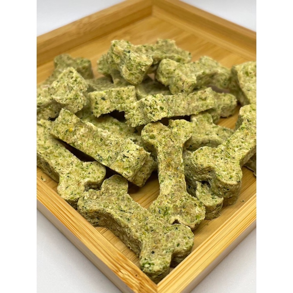 瑪尼寵物零食「蔬菜小骨頭」手工烘培零食 毛孩餅乾 潔牙骨 天然食材 原型雞肉新鮮蔬菜 健康零食 無添加物防腐劑 訓練磨牙-細節圖3