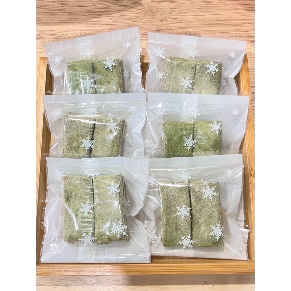 瑪尼手作「抹茶OREO」雪Q餅雪花餅 手工零食餅乾 抹茶+OREO餅乾口味-細節圖4