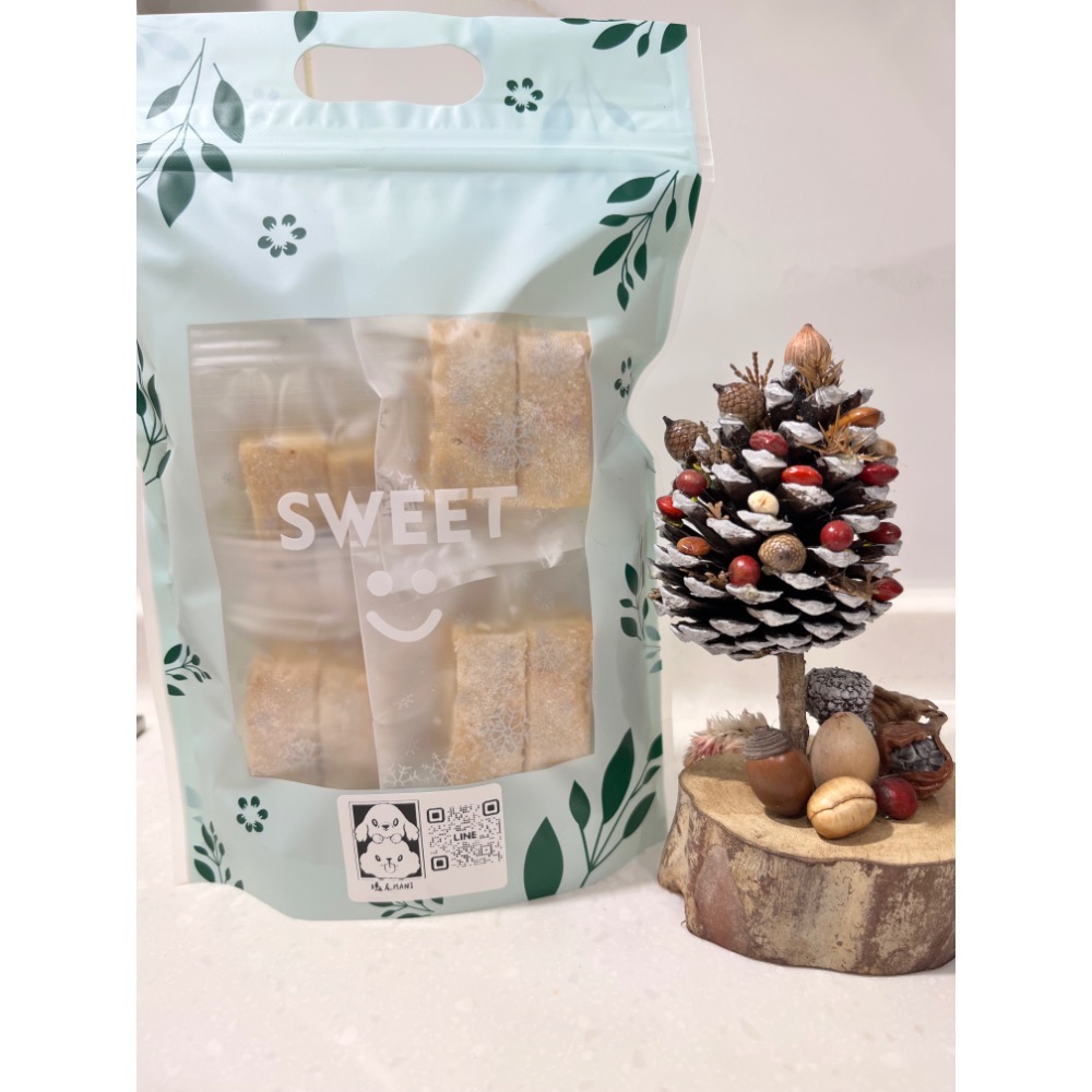 瑪尼手作「麵茶芝麻」雪Q餅雪花餅 手工零食餅乾 古早味麵茶口味 秒殺零食-細節圖5