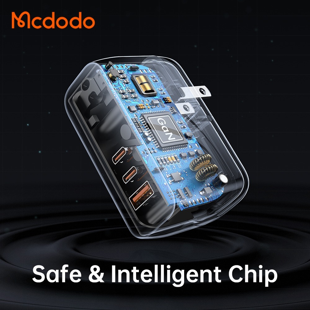 【旗艦款】麥多多Mcdodo GaN氮化鎵 65W 3孔(2C1A) 急速充電器-細節圖10