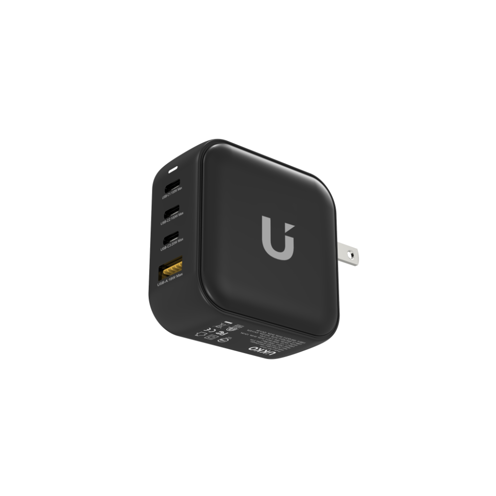 UKKO 100W GaN氮化鎵 4孔 (3C1A) 急充器 (雙色可選) 贈送PD 100W E-marker 數據線-規格圖9