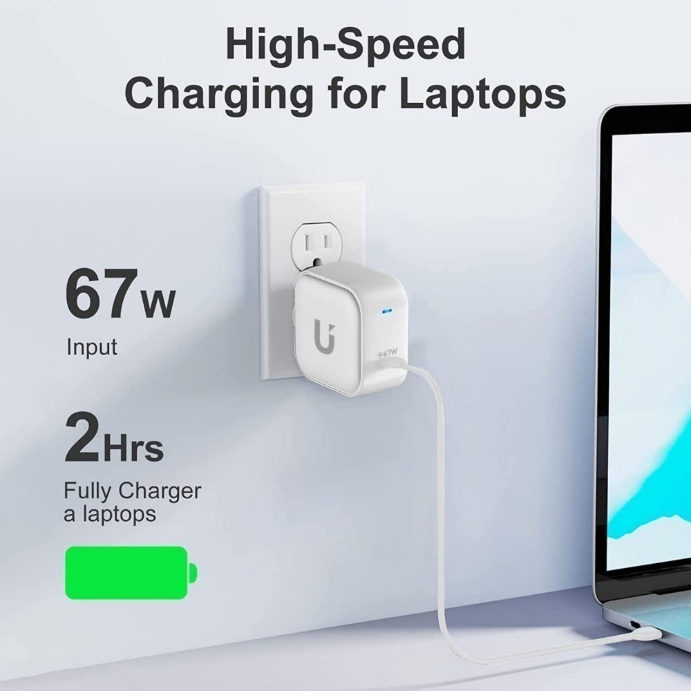 【7-ELEVEN 門市團購】UKKO 67W GaN氮化鎵 mini 急速充電器+PD二合一 60W/20W充電線-細節圖5