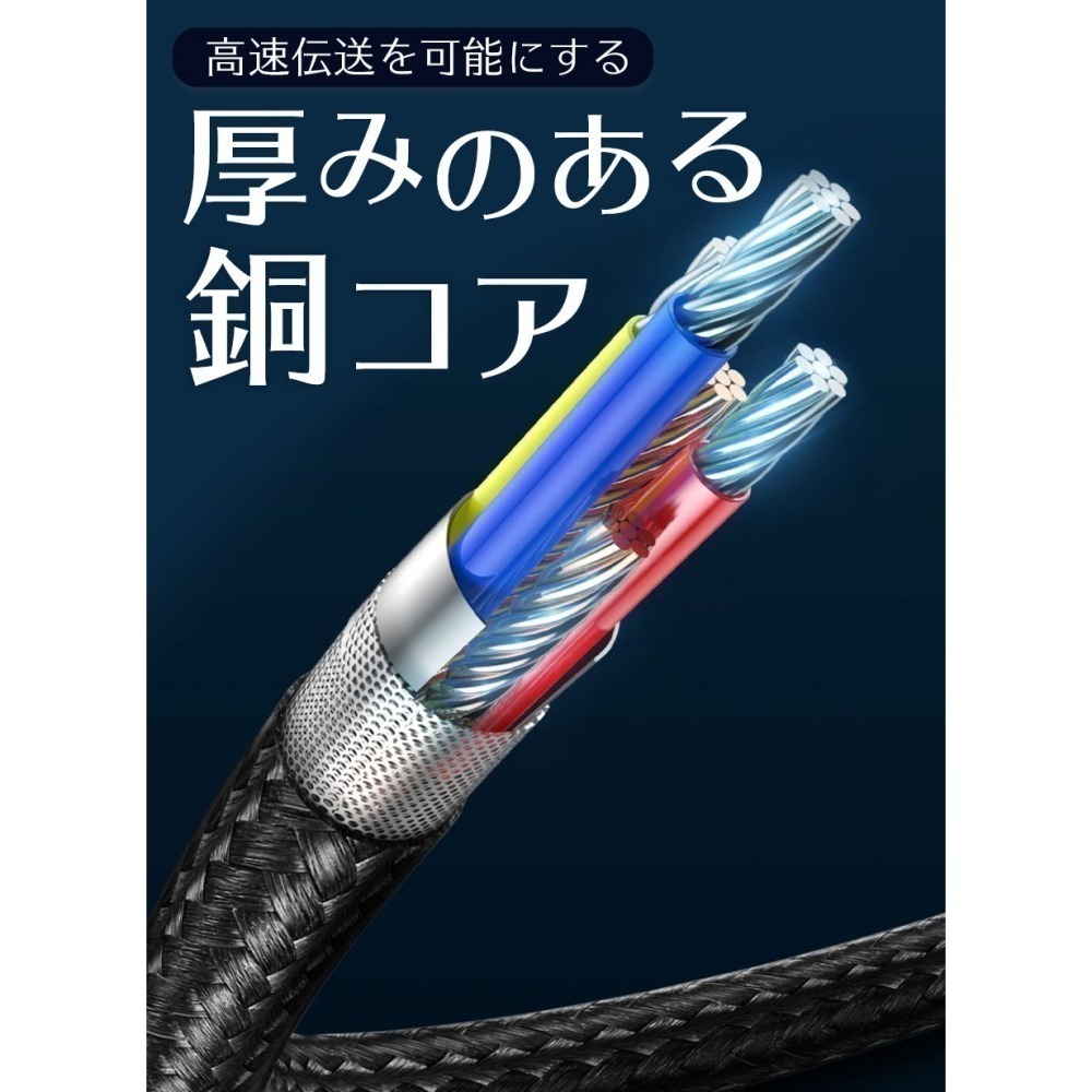 【限時購】急速 PD 60W/Lightning 20W 二合一充電編織線 1m (2入)-細節圖10