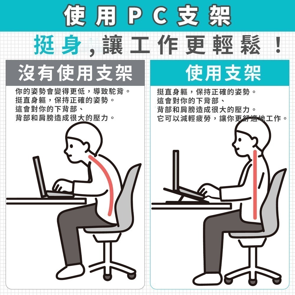 【7-ELEVEN 門市團購】鋁合金可折疊筆電支架-細節圖7