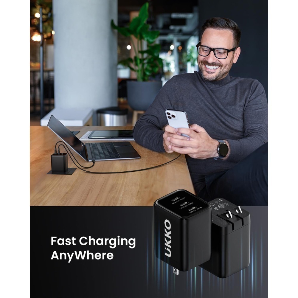 【7-ELEVEN 門市團購】 100W 3C 迷你急速充電器 附PD 100W e-marker 數據線 1m-細節圖10