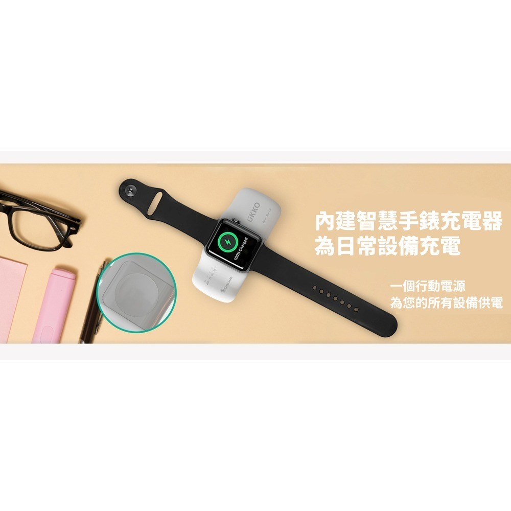 【7-ELEVEN 門市團購】UKKO 5000 mAh 迷你多功能行動電源 加贈EVA防震收納包-細節圖5