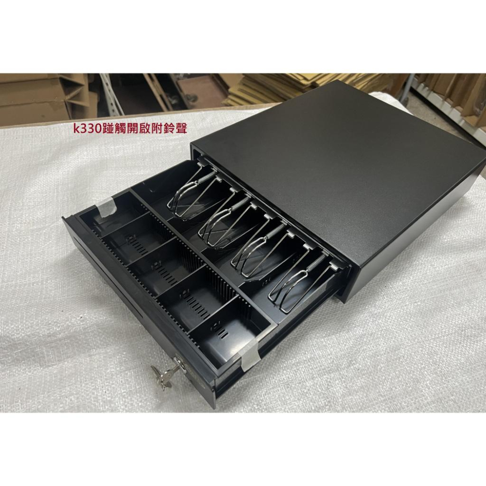 [新竹現貨] 全新小型手動式錢箱 免電力收銀箱 附鈴聲  附鑰匙  型號:K33-1-細節圖6