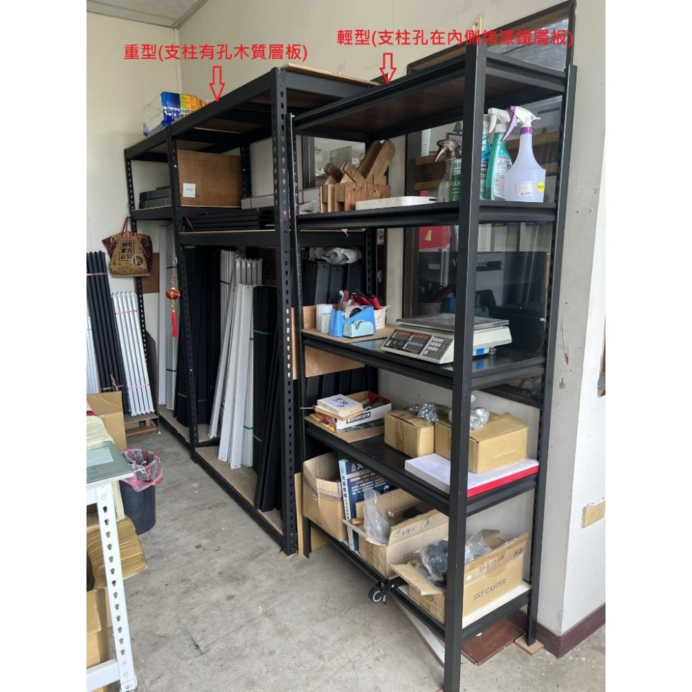 [新竹現貨] 現貨- 書架 衣架 廚房置物架 免螺絲 收納架 置物架 角鋼架 鐵架 貨架 倉庫架-細節圖8