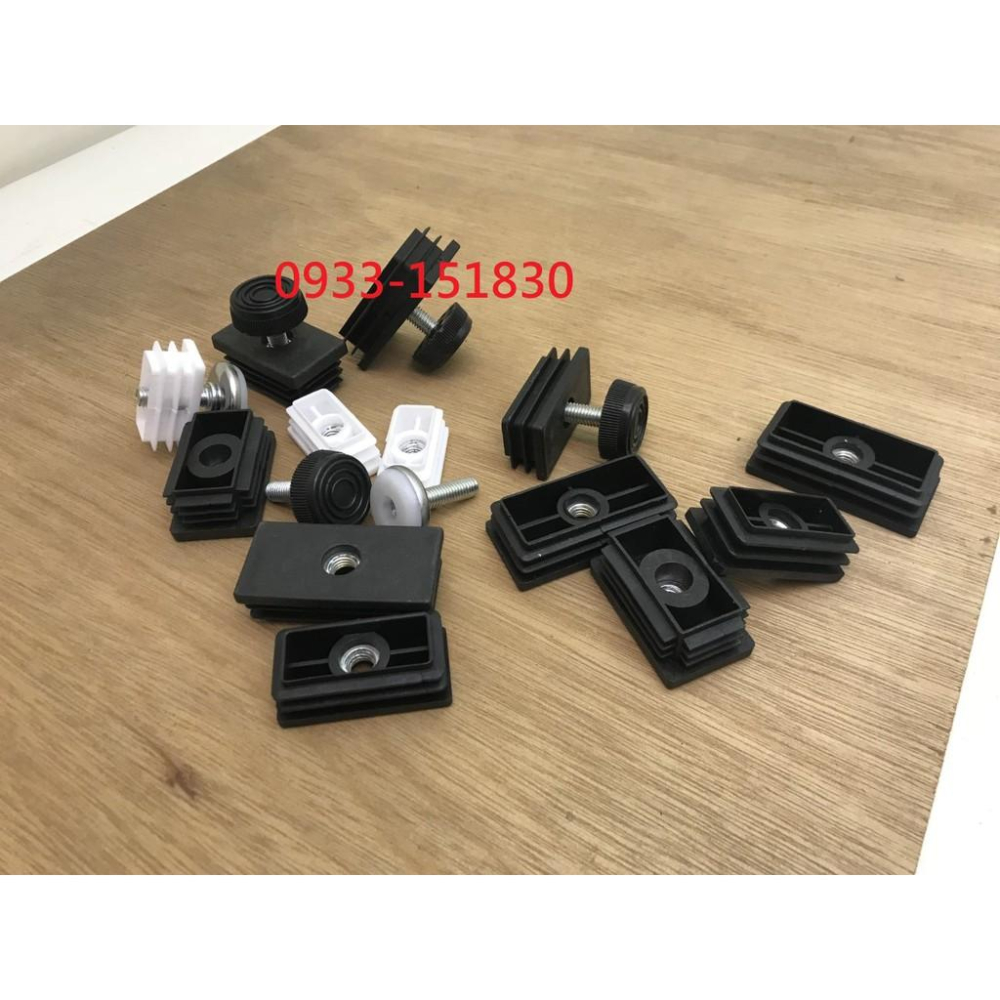 新竹現貨-方管調整腳墊 工作桌腳.折合桌腳墊.長方管調整腳墊.扁管腳墊-細節圖4