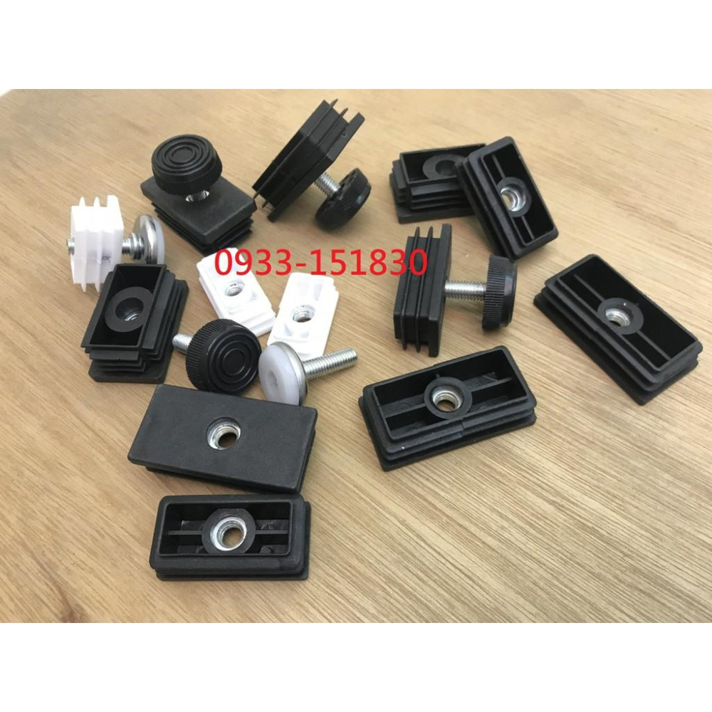 新竹現貨-方管調整腳墊 工作桌腳.折合桌腳墊.長方管調整腳墊.扁管腳墊-細節圖5