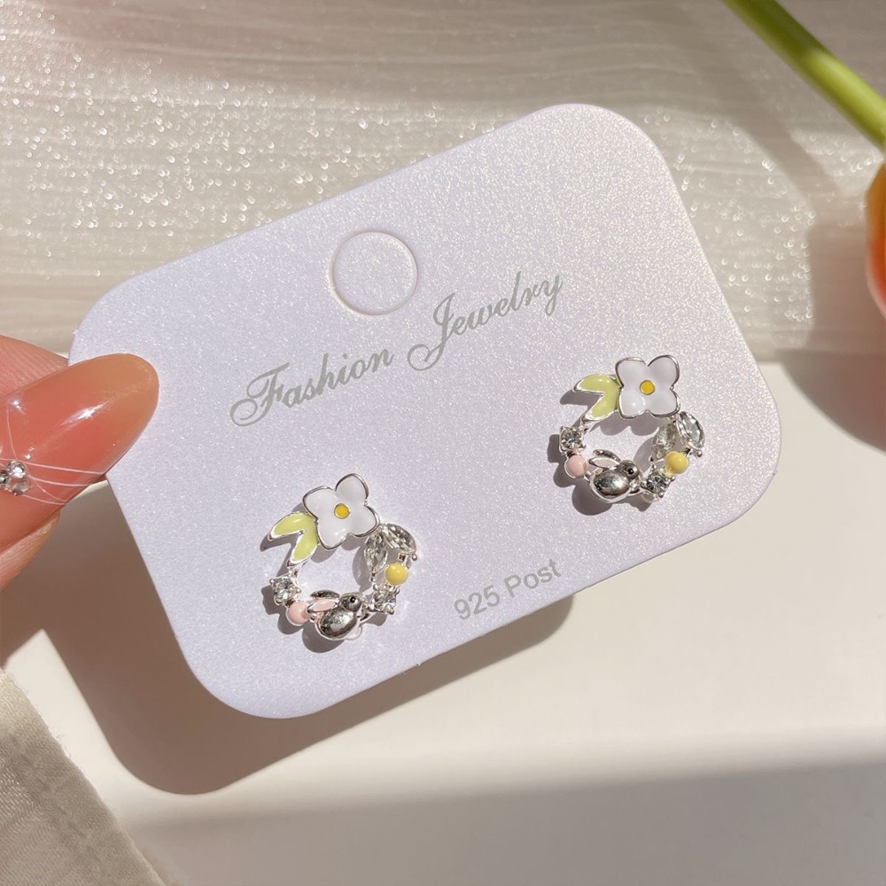 甜美清新滴油櫻花耳環-規格圖2