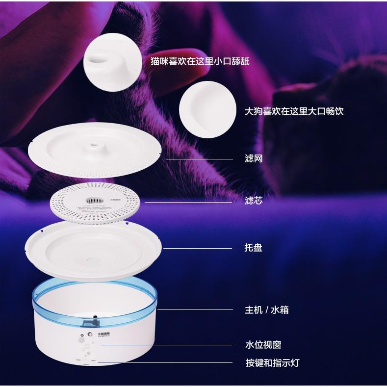 💦智能飲水機自動循環過濾貓咪狗狗飲水器喝水淨水器-細節圖5