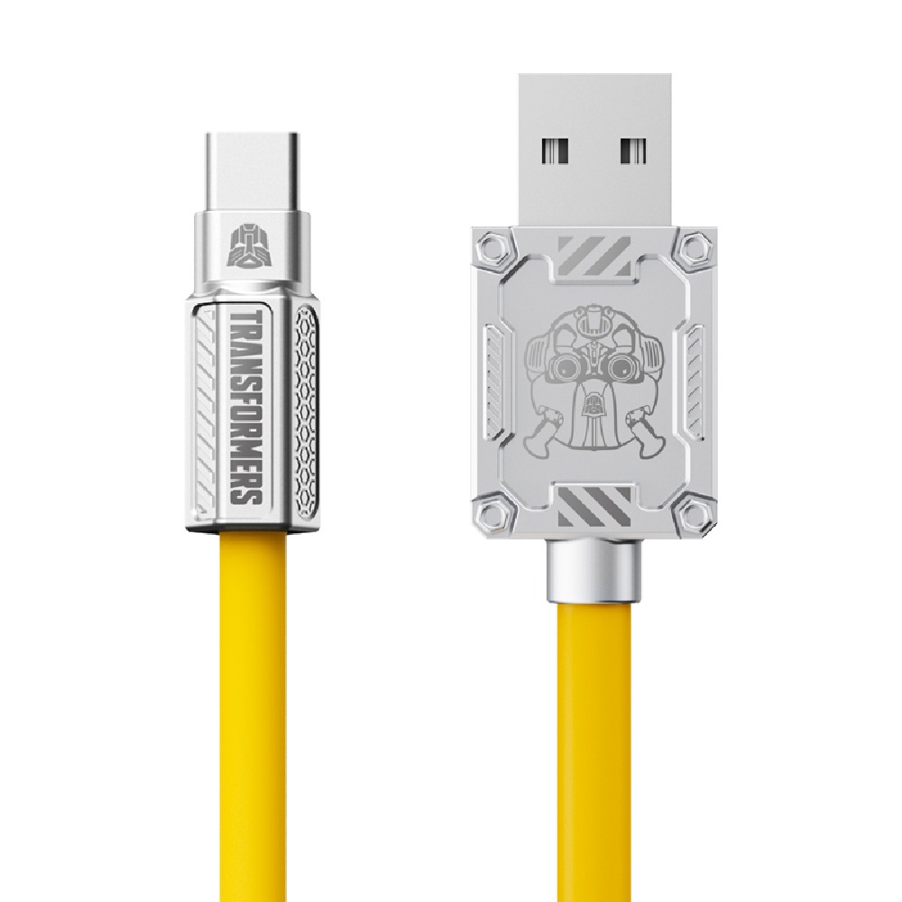 變形金剛 USB-A轉Type-C 鋅合金快速充電線 1.5公尺-細節圖2