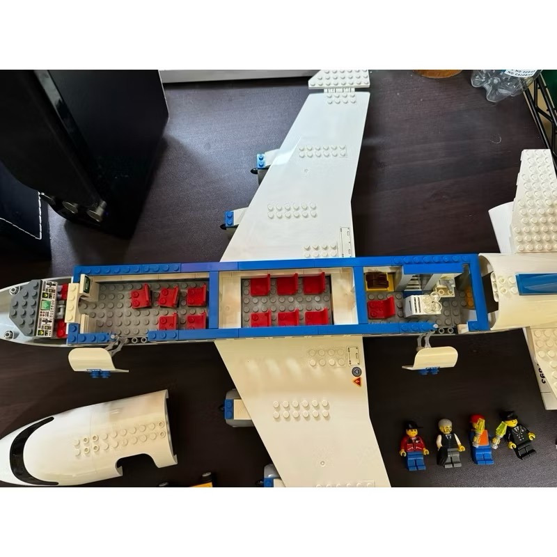 LEGO 7893 大型客機 二手無盒有書-細節圖3