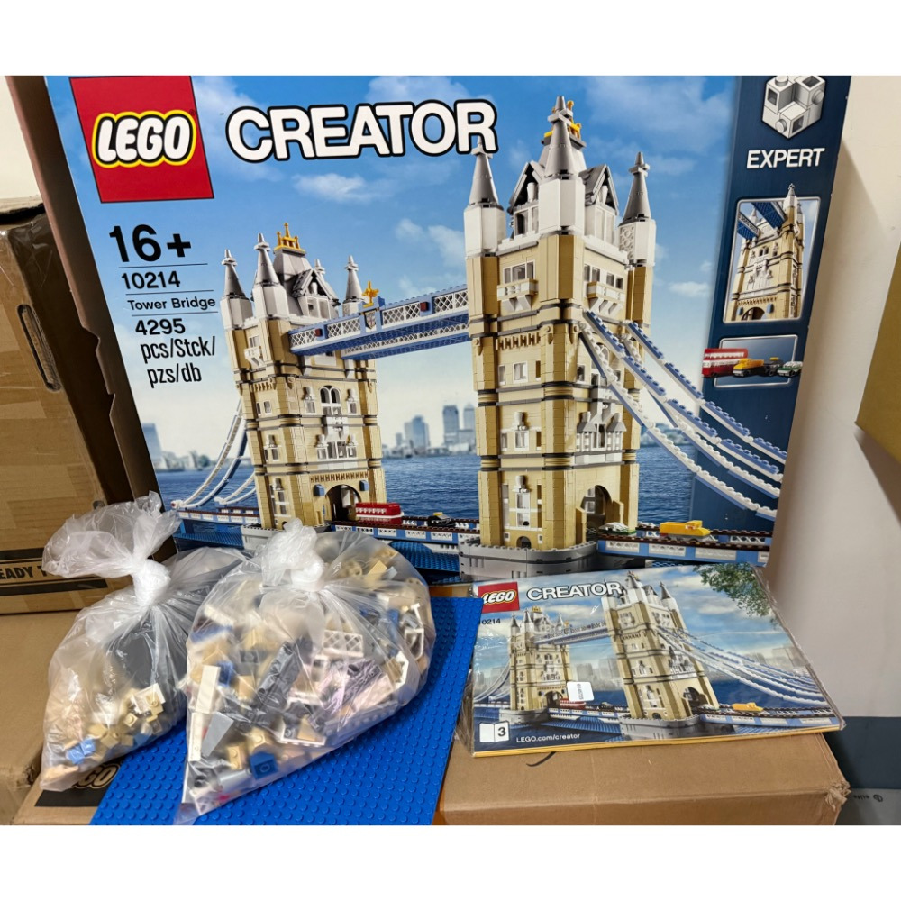 LEGO 10214 moc版 有盒書剩餘零件-細節圖2