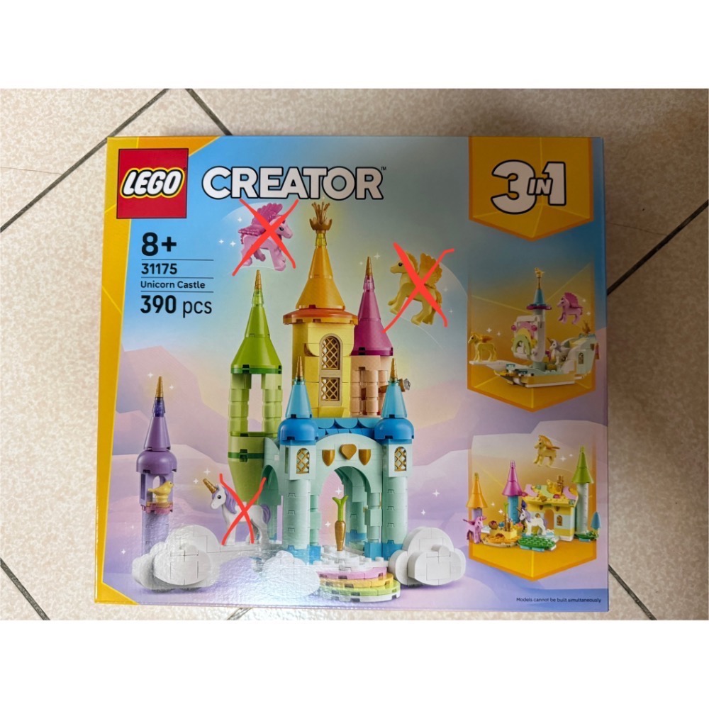 LEGO 創意百變系列3合1 31175 獨角獸城堡-細節圖2