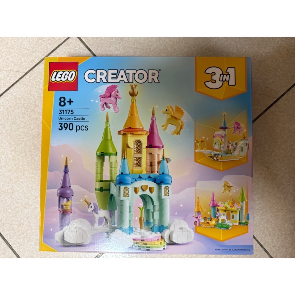 LEGO 創意百變系列3合1 31175 獨角獸城堡-規格圖2
