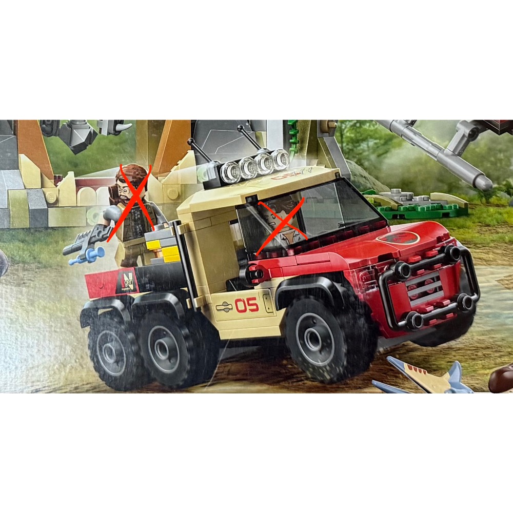 LEGO 76976場景拆售-規格圖2