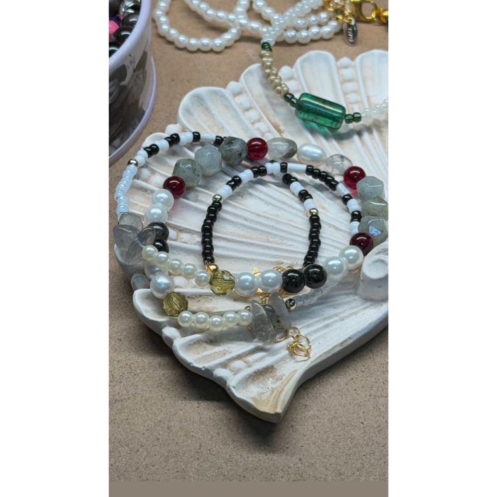 夜語霓光-手串疊戴手鍊-細節圖2