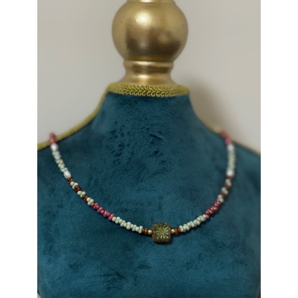 「莓葉花語」手串項鍊-細節圖2