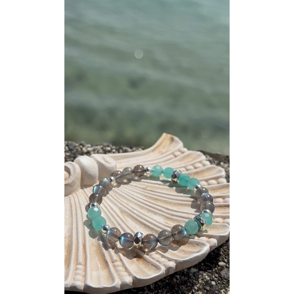 「秘境光影」拉長石手鍊-規格圖4