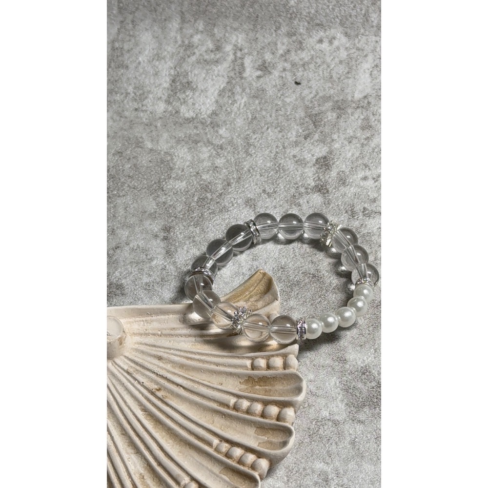 貝光/銀界-白水晶手鍊-規格圖5