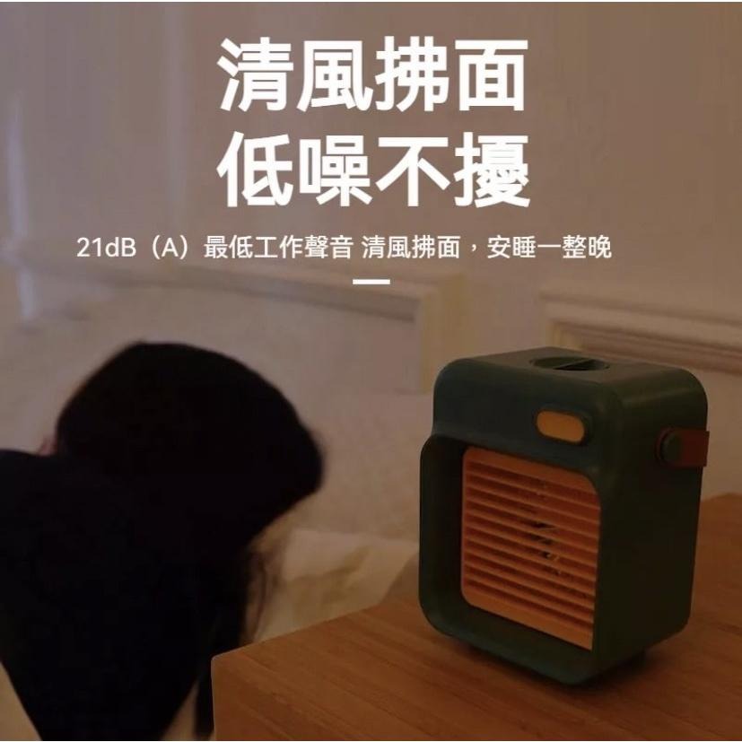 🇹🇼臺灣出貨【噴霧降溫❄️】高續航 桌上型靜音電風扇 USB風扇 充電風扇 高續航風扇 冷氣機 充電風扇 冷風扇 水冷氣-細節圖8