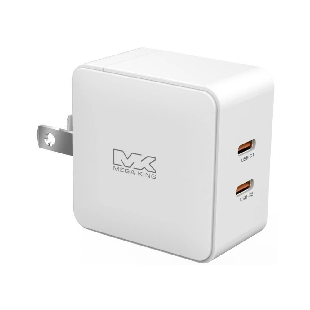 【MEGA KING】45W GaN氮化鎵PD雙孔旅充頭 (2C) 充電頭-細節圖4