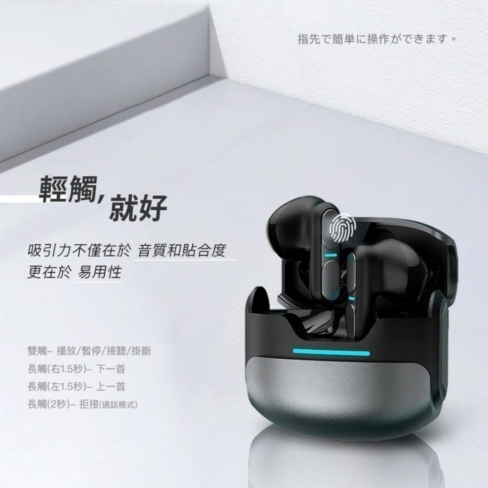 【NISDA】TG11 真無線ENC智能降噪藍芽耳機 藍牙 耳機-細節圖8