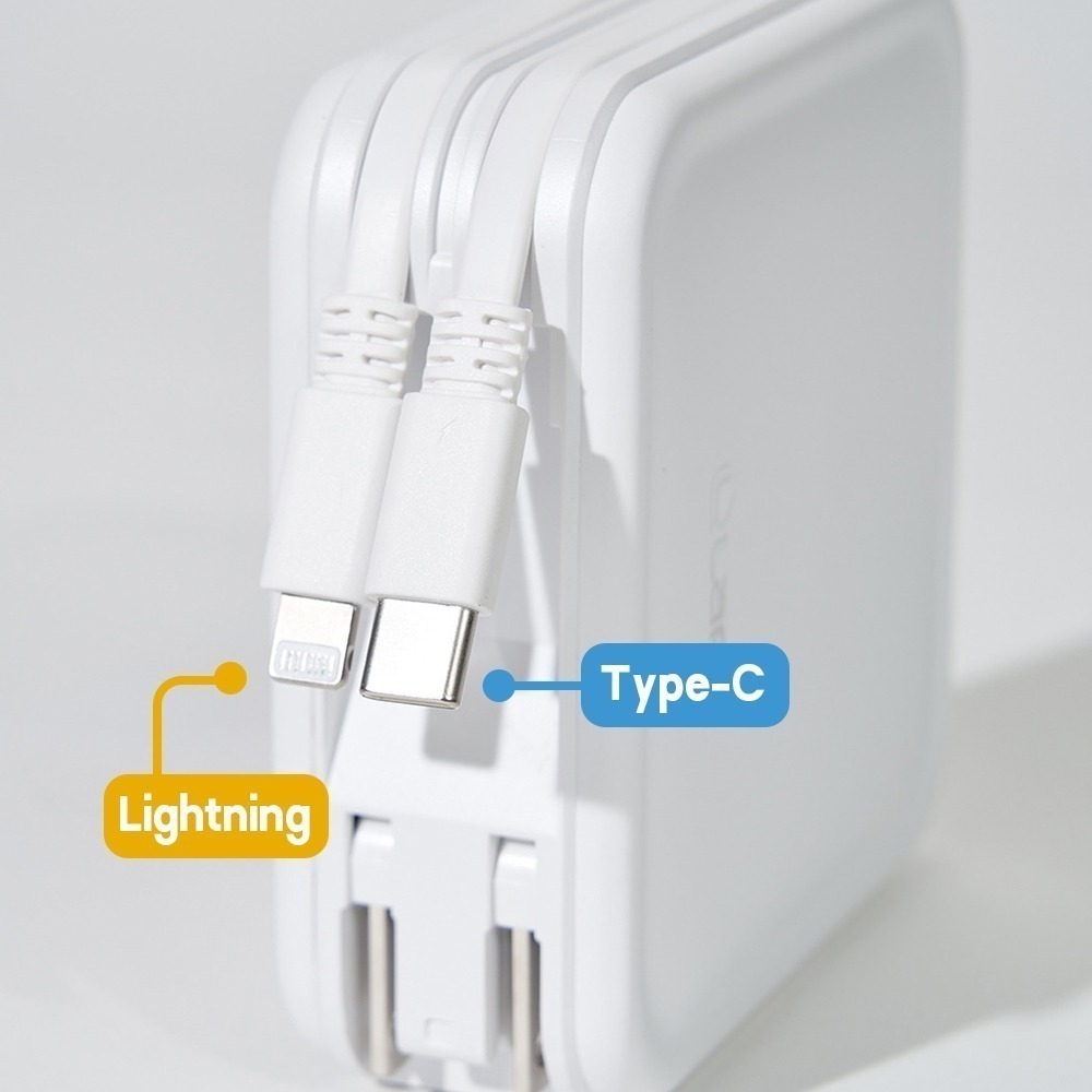 白(Type-C+ Lightning)