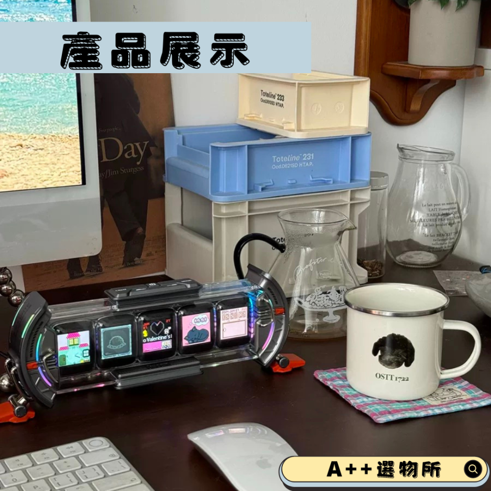 科技感時鐘-細節圖3