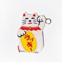 現貨正版全新 日本BEAMS可愛復古招財貓小包