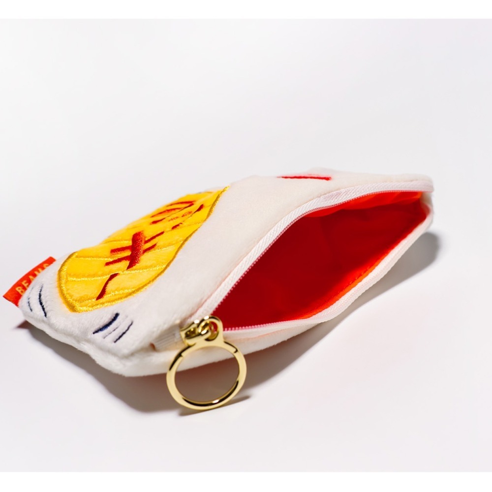 現貨正版全新 日本BEAMS可愛復古招財貓小包-細節圖3