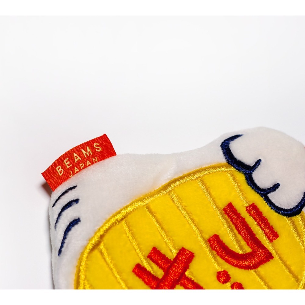 現貨正版全新 日本BEAMS可愛復古招財貓小包-細節圖4