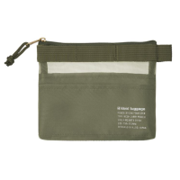 現貨新品 日本 kleid 網格迷你收納袋 軍綠色