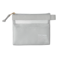 現貨新品 日本 kleid 網格迷你收納袋 質感灰